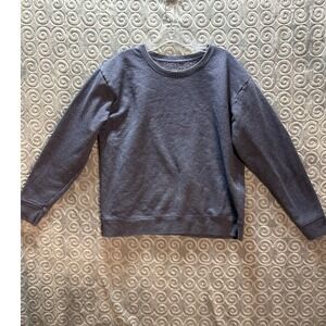 Hanes Women's Blue Long Sleeve Crewneck Sweatshirt‎ Size L G